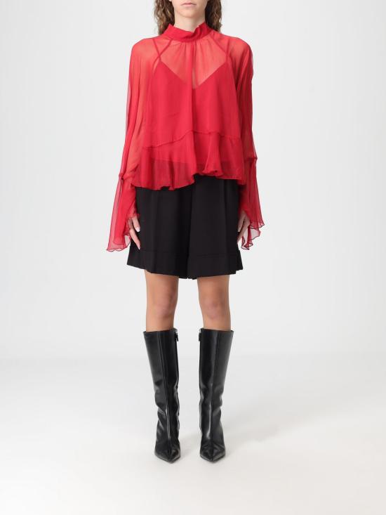 25FW 액티튜드 트윈세트 블라우스 252AT2213 00034 Cherry