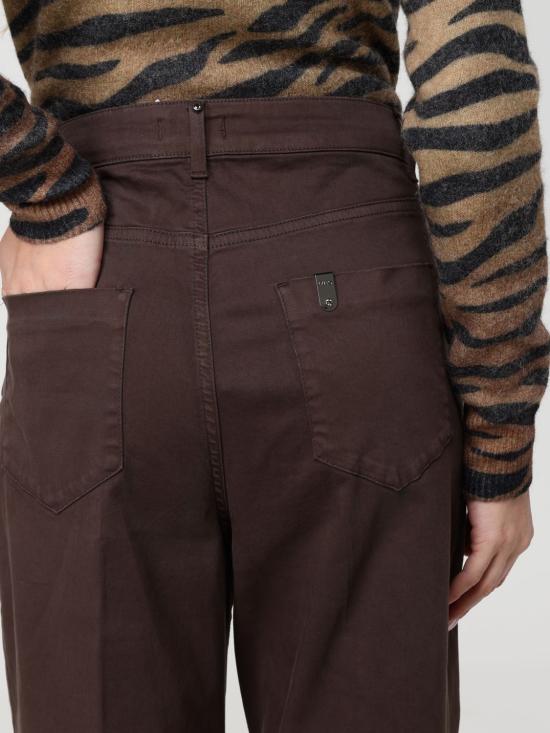 25FW 리우조 스트레이트 팬츠 MF5307T8191 90915 Brown - LIU JO