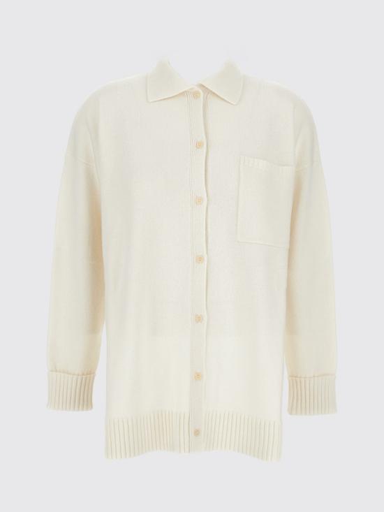 25FW 막스마라 버튼업 캐시미어 가디건 2521346012600 004 White - MAX MARA