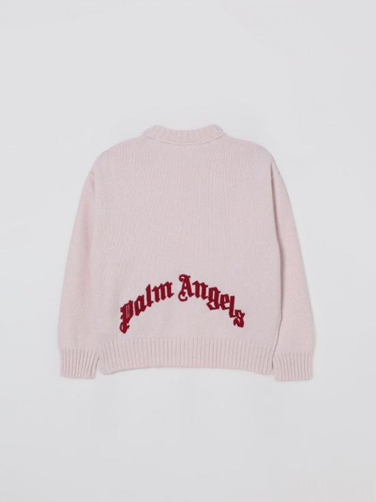 25FW [키즈] 팜앤젤스 풀오버 PGHE002F25KNI002 3B27 Pink - PALM ANGELS