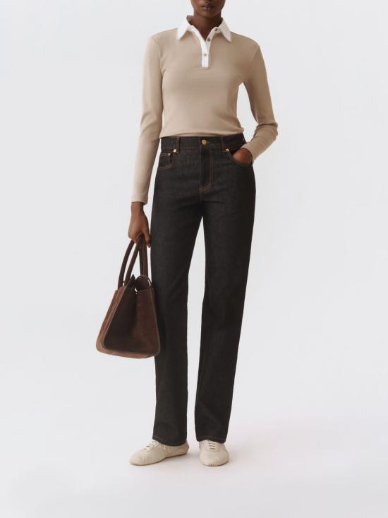 25FW 파비아나 필리피 폴로 티셔츠 JED225F596L686 0159 Beige - FABIANA FILIPPI