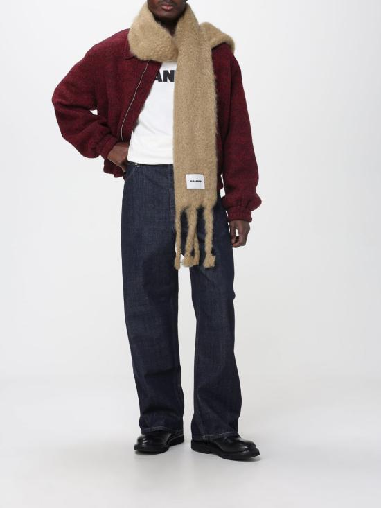 25FW 질샌더 봄버 자켓 J22BN0269J20321 640 Burgundy - JIL SANDER