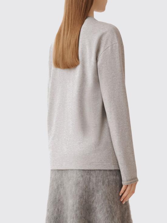 25FW 파비아나 필리피 저지 탑 JED225F861L696 8149 Grey - FABIANA FILIPPI