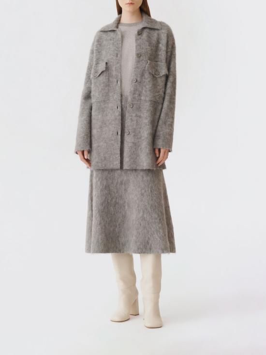 25FW 파비아나 필리피 저지 탑 JED225F861L696 8149 Grey - FABIANA FILIPPI