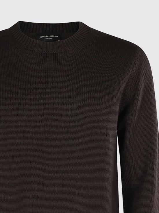 25FW 로베르토 콜리나 스웨터 253M02001 08 Dark - ROBERTO COLLINA