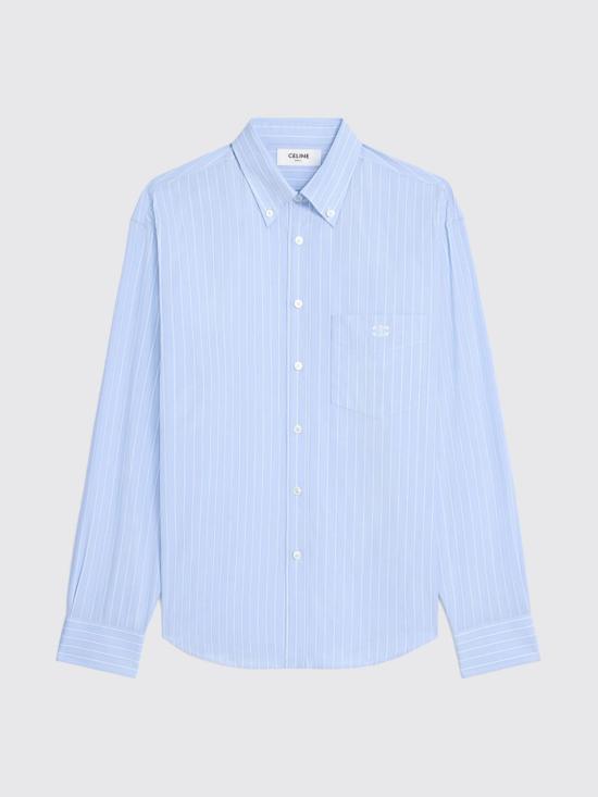 25FW 셀린느 셔츠 2C16B0759 07SX Gnawed Blue