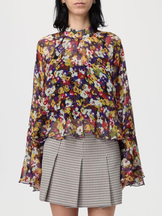 25FW 액티튜드 트윈세트 블라우스 252AT2071 12886 Multicolor