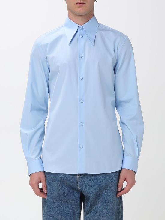 25FW 발렌티노 가라바니 긴팔 셔츠 7V0ABS20B57 E08 Blue