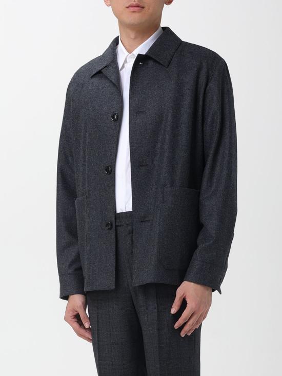 25FW 에르메네질도제냐 자켓 231C01A21DHAQ07R 022 Charcoal - ERMENEGILDO ZEGNA