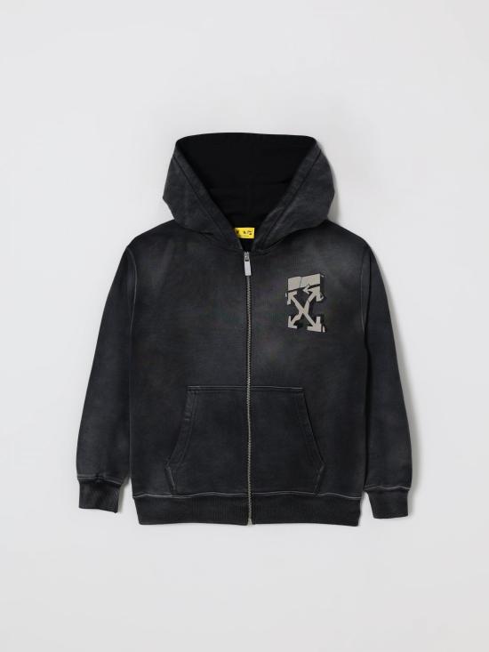 25FW [키즈] 오프화이트 풀오버 OBBE001F25FLE003 0705 Grey