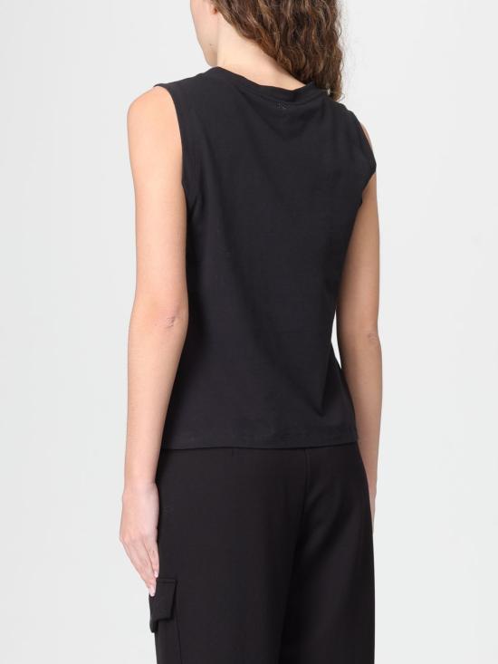 25FW 액티튜드 트윈세트 민소매 티셔츠 252AP2310 00006 Black - ACTITUDE TWINSET