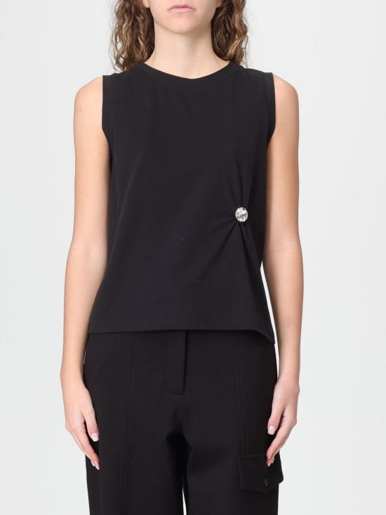 25FW 액티튜드 트윈세트 민소매 티셔츠 252AP2310 00006 Black