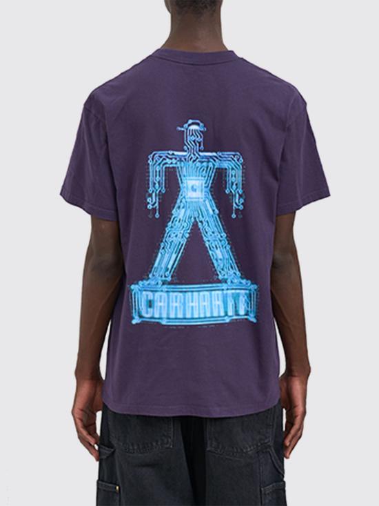 25FW 칼하트 WIP 반팔 티셔츠 I035457 889XX Violet - CARHARTT WIP