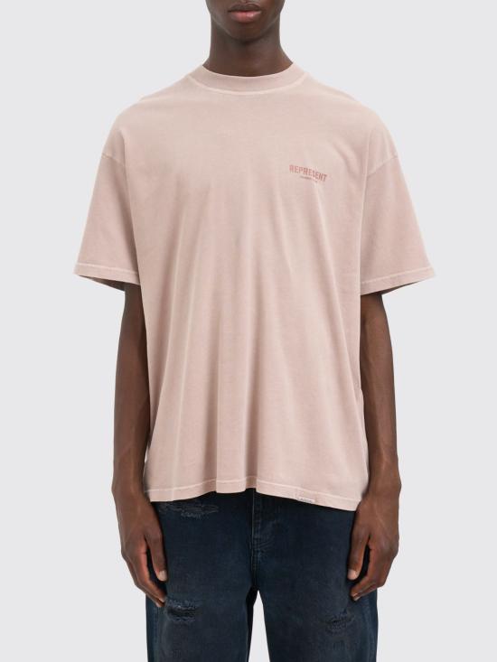 25FW 리프레젠트 반팔 티셔츠 OCM411143 22 Pink