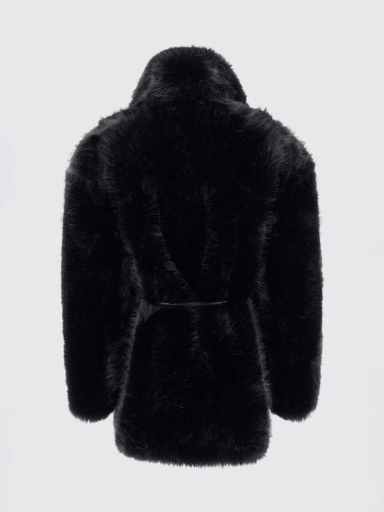 25FW 스포트막스 ROSARIA 로사리아 포 퍼 코트 2522906012600 001 Black - SPORTMAX