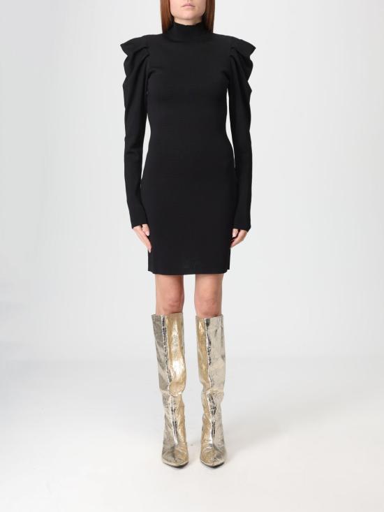 25FW 액티튜드 트윈세트 롱 원피스 252AT3010 00006 Black