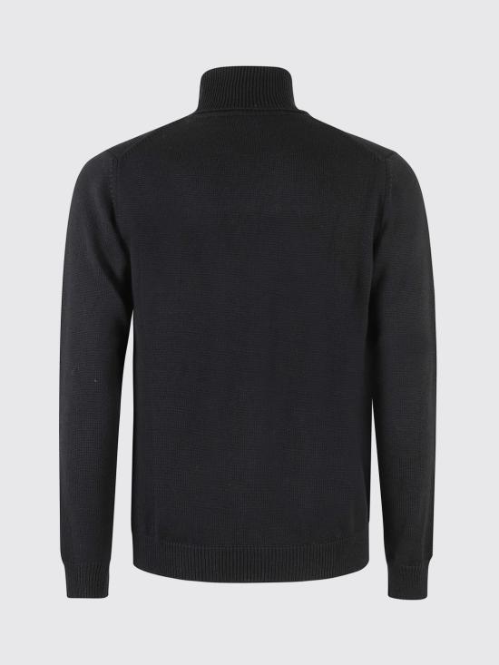 25FW 로베르토 콜리나 스웨터 253M02203 09 Black - ROBERTO COLLINA