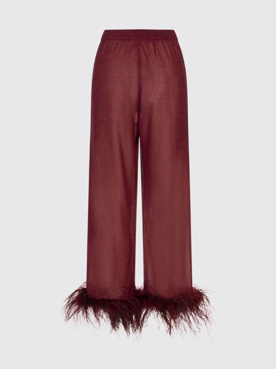 25FW 오세리 팔라초 팬츠 LPF213 BURGUNDY Red - OSÉREE