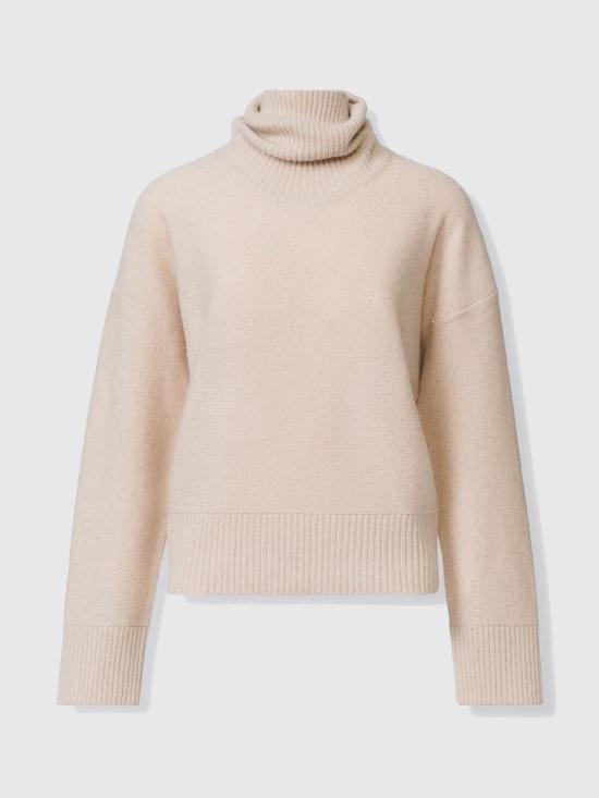 25FW 파비아나 필리피 터틀넥 MAD225F528D296 0158 Beige - FABIANA FILIPPI