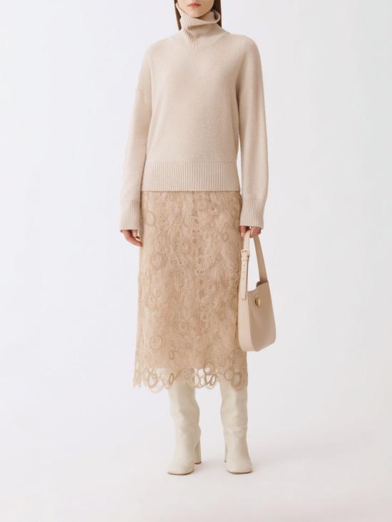 25FW 파비아나 필리피 터틀넥 MAD225F528D296 0158 Beige - FABIANA FILIPPI