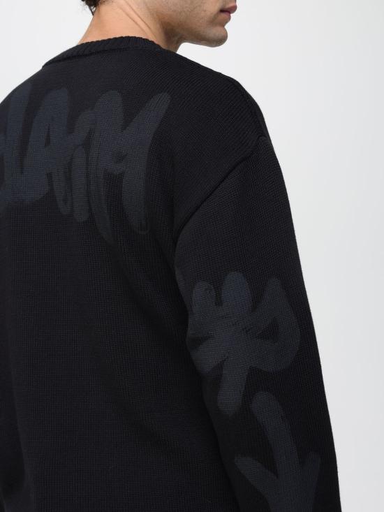 25FW 디스클레이머 스웨터 55116 NERO ST NERA Black 1 - DISCLAIMER