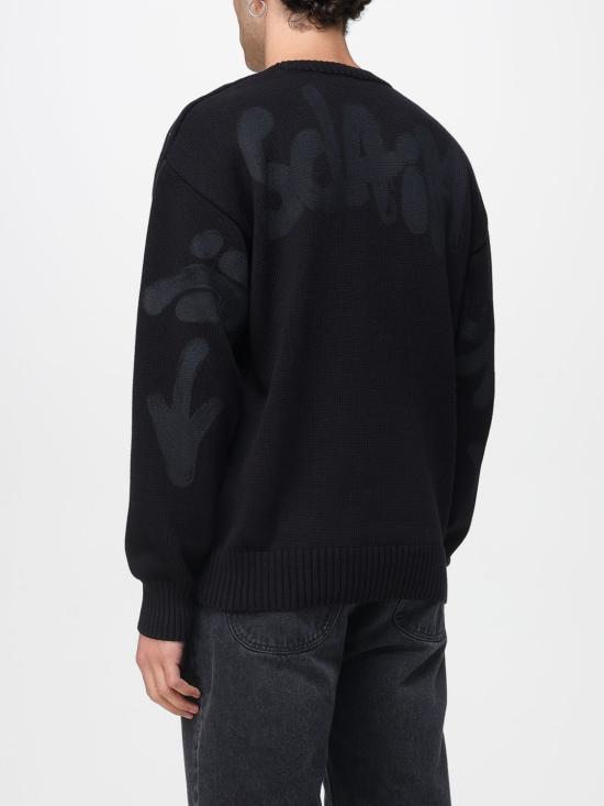 25FW 디스클레이머 스웨터 55116 NERO ST NERA Black 1 - DISCLAIMER