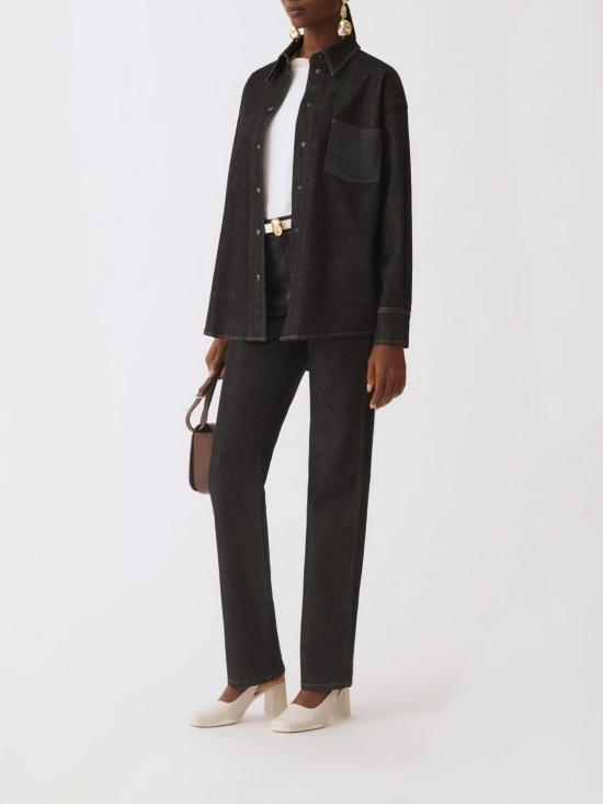 25FW 파비아나 필리피 셔츠 CAD225F416L634 VR18 Charcoal - FABIANA FILIPPI