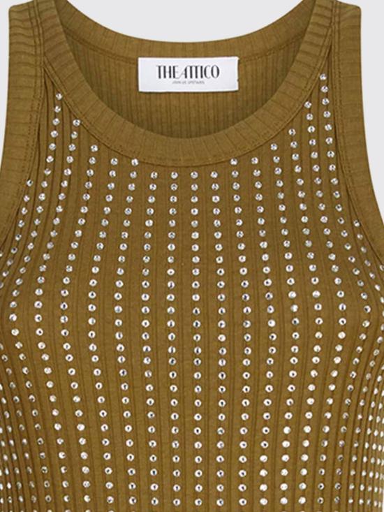 25FW 디 아티코 롱 원피스 251WCW00206JJJ051TR 081 Green - THE ATTICO