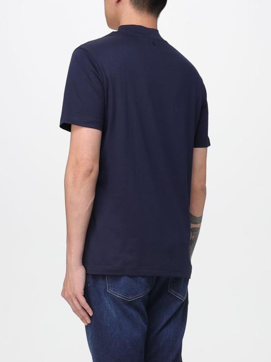 25FW 돈답 반팔 티셔츠 US363JF0271UZUL4W 890 Blue - DONDUP