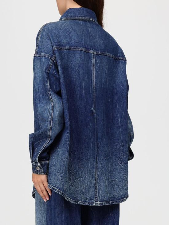 25FW 액티튜드 트윈세트 셔츠 252AP2420 01611 Denim - ACTITUDE TWINSET