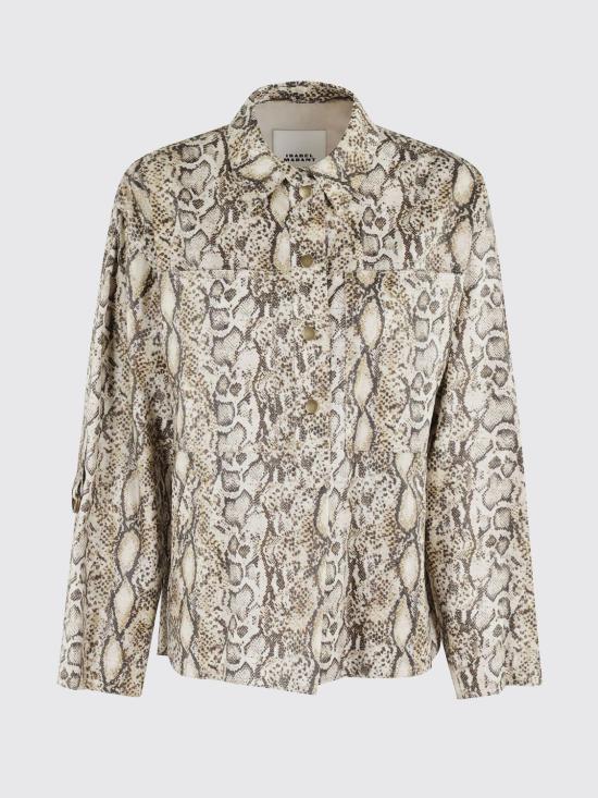 25FW 이자벨마랑 블라우스 HT0605FAC1C01I 23NL Brown