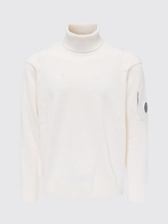 25FW 씨피 컴퍼니 램스울 GRS 터틀넥 19CMKN166A110149A 103 White 1 - C.P. COMPANY