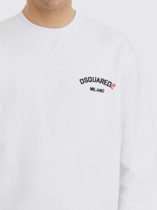 25FW 디스퀘어드2 긴팔 티셔츠 S74GU0855S25539 100 White - DSQUARED2