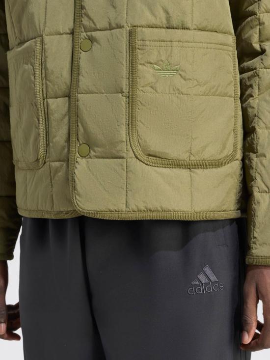 25FW 아디다스 오리지널스 퀼티드 자켓 JW5818 Green - ADIDAS