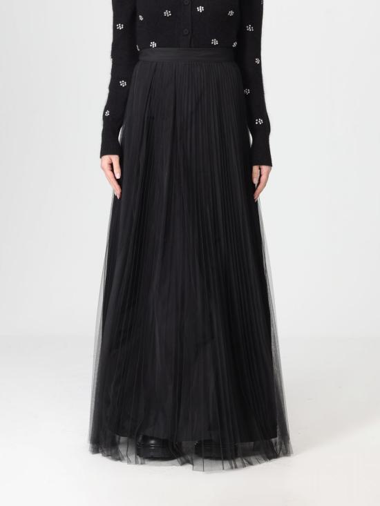 25FW 트윈셋 롱 스커트 252TT2284 00006 Black