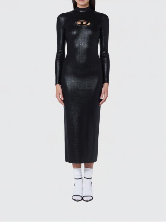 25FW 디젤 롱 원피스 A141860QVCE 9XXD Black