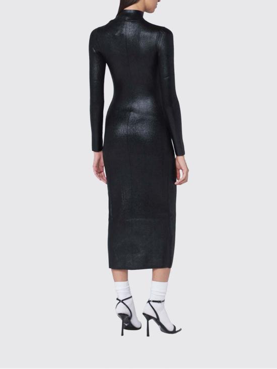 25FW 디젤 롱 원피스 A141860QVCE 9XXD Black - DIESEL