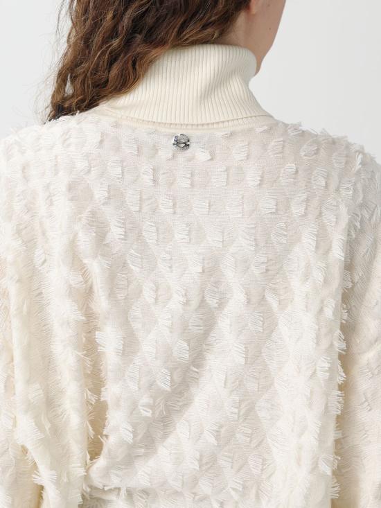 25FW 액티튜드 트윈세트 터틀넥 252AP3200 00282 White - ACTITUDE TWINSET