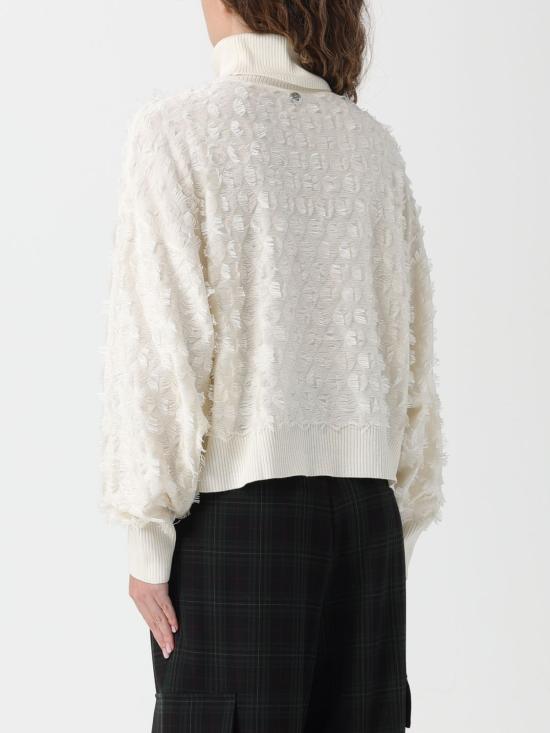 25FW 액티튜드 트윈세트 터틀넥 252AP3200 00282 White - ACTITUDE TWINSET