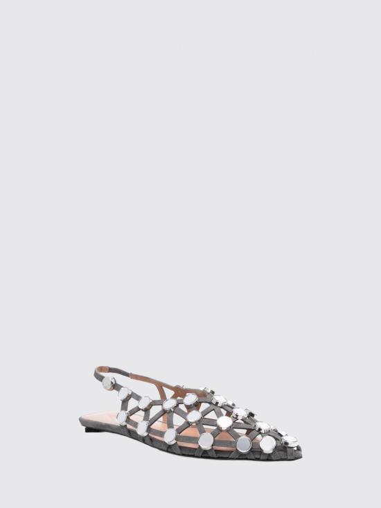 25FW 디 아티코 뮬/슬리퍼 250WSH00801LBT007SA 624 Grey - THE ATTICO