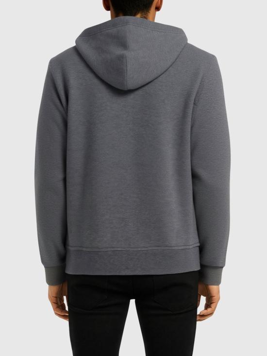 25FW 폴로 랄프로렌 더블 니트 후드 집업 710881517 100 Grey - POLO RALPH LAUREN