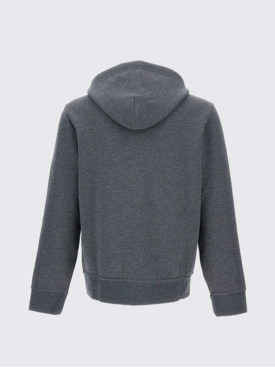 25FW 폴로 랄프로렌 더블 니트 후드 집업 710881517 100 Grey - POLO RALPH LAUREN
