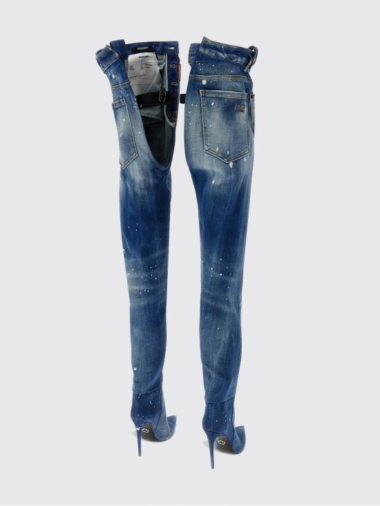 25FW 디스퀘어드2 뮬/슬리퍼 BOW009110100001 3096 Blue - DSQUARED2