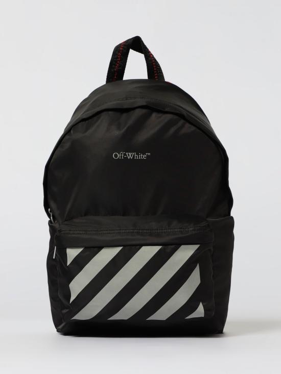 25FW [키즈] 오프화이트 가방 OBNB001F25FAB001 1080 Black