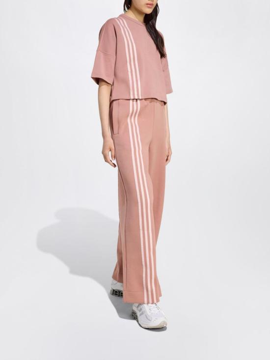 25FW 아디다스 오프 플레이스드 3 스트라이프 와이드 팬츠  JW3621 Pink - ADIDAS