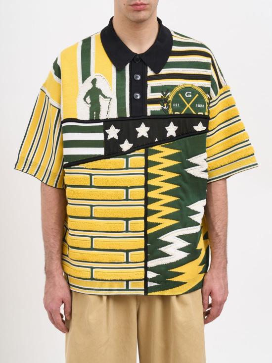 25FW 피디에프 폴로 티셔츠 DFM07006MC075NWASH MULTICOLORE Multicolor