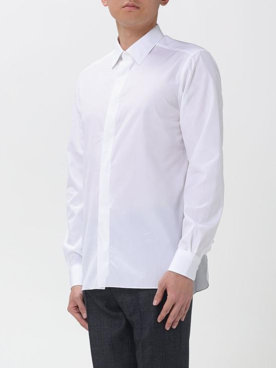 25FW 에르메네질도제냐 긴팔 셔츠 9YC0CA201063A2 100 White - ERMENEGILDO ZEGNA