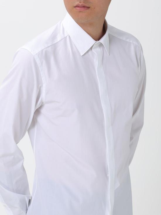 25FW 에르메네질도제냐 긴팔 셔츠 9YC0CA201063A2 100 White - ERMENEGILDO ZEGNA