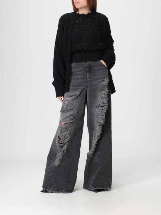 25FW 블루마린 스웨터 2M639A N0990 Black - BLUMARINE