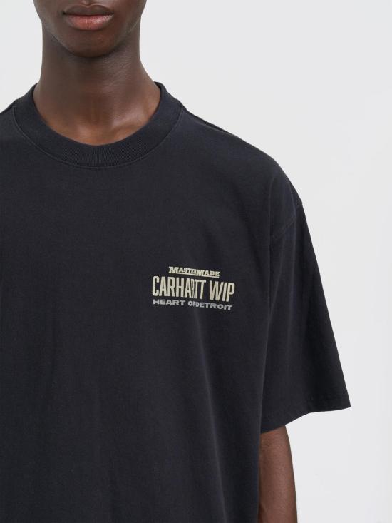 25FW 칼하트 WIP 반팔 티셔츠 I035209 8960 Black - CARHARTT WIP